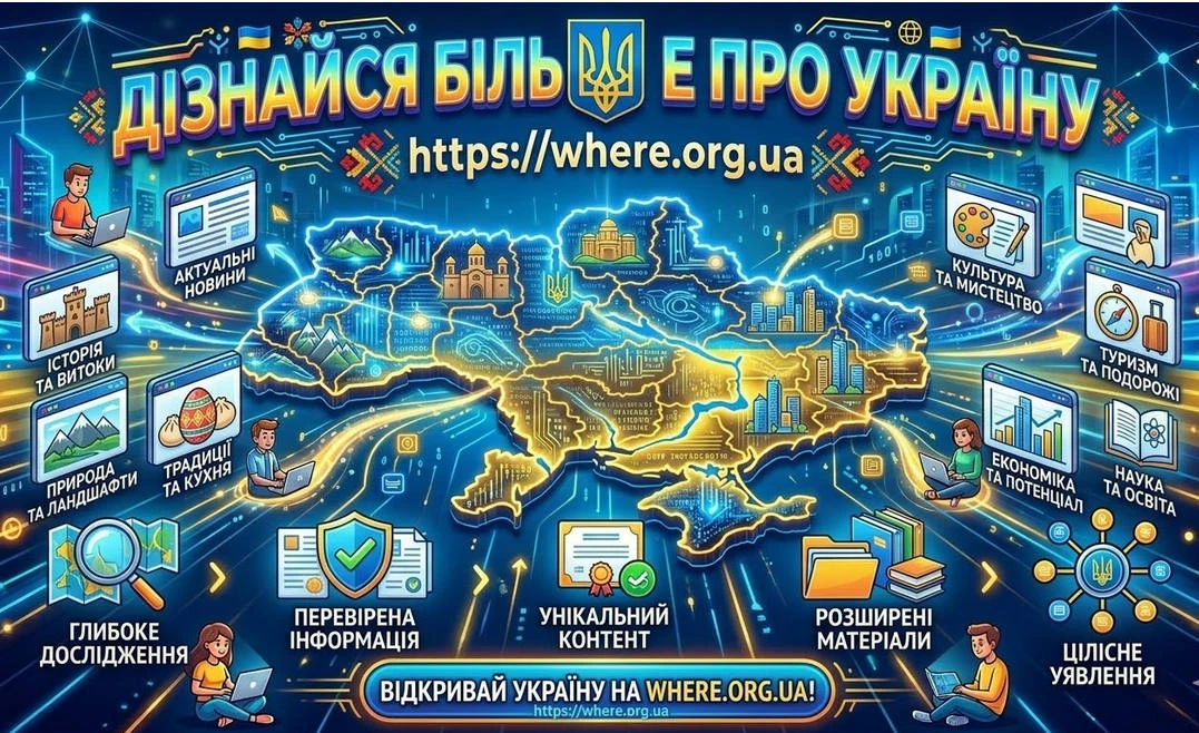 Відкрий Україну заново: огляд порталу Where.org.ua — подорожі, культура та історія